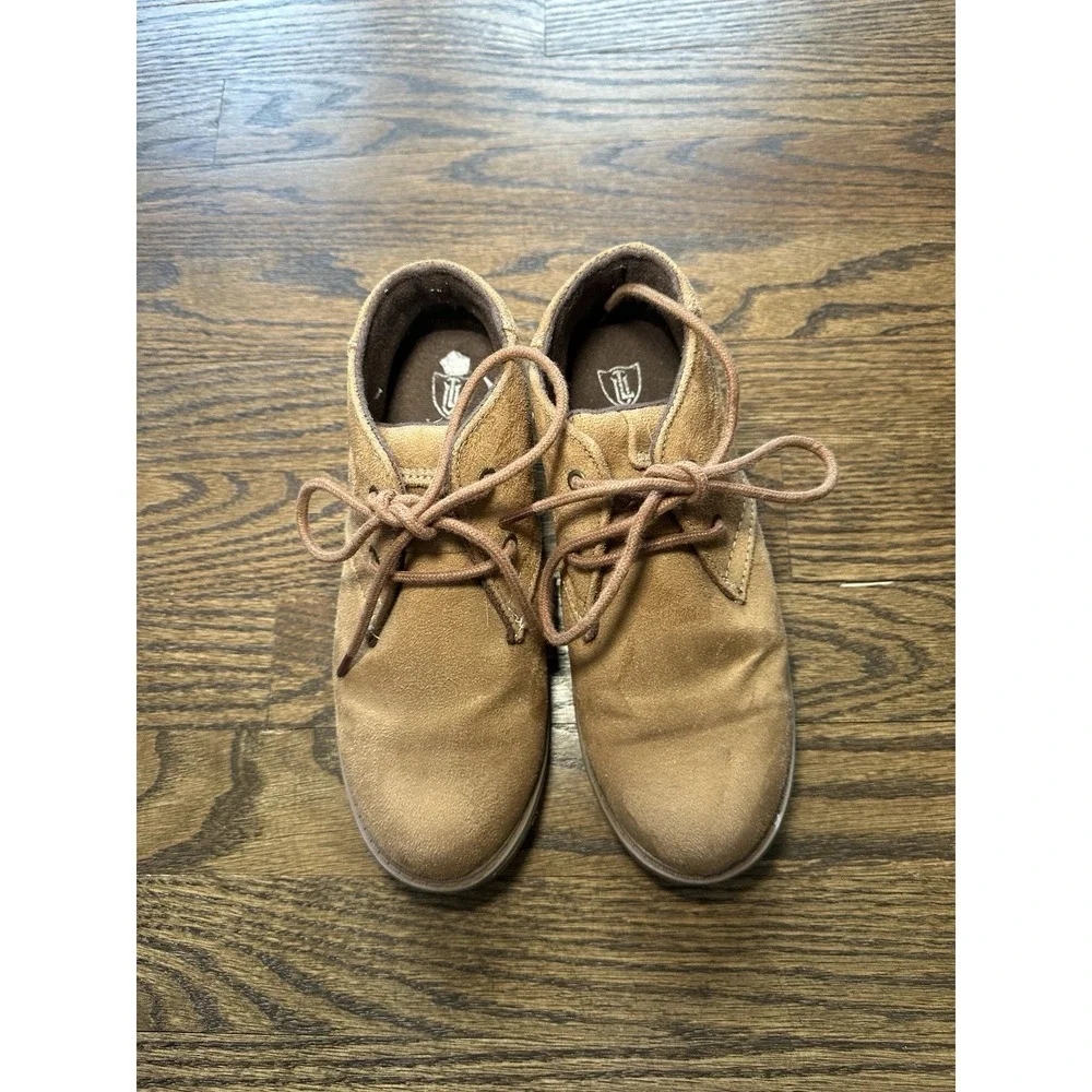 London Underground Peter Kids Tan Chukka Boots MY23001A-1 Boys Size 2